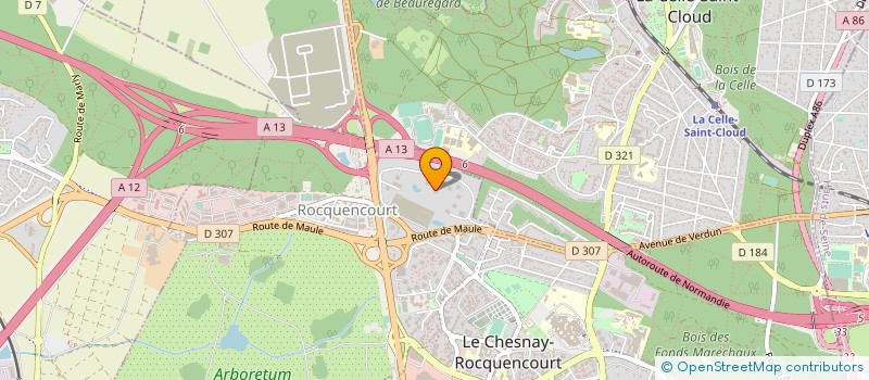 localisation de l'entreprise SYND COPRO PARC CHATEAU ROCQUENCOURT  LE CHESNAY-ROCQUENCOURT