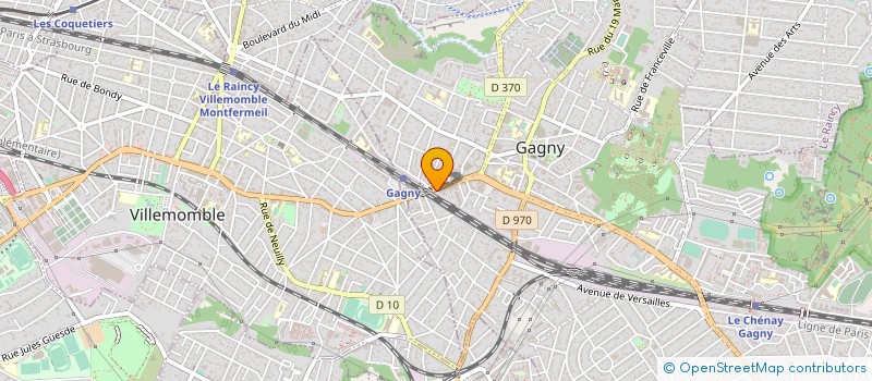 localisation de l'entreprise SYND COPRO PARC TILLEUL 53 AV J JAURES à GAGNY