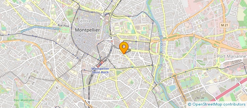 localisation de l'entreprise SYND COPRO PARKING CTRE COMME POLYGONE à MONTPELLIER