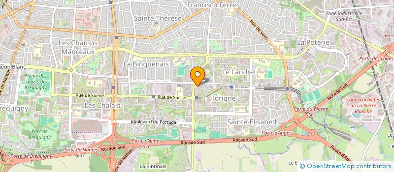 localisation de l'entreprise SYND COPRO PARKING LG19  RENNES