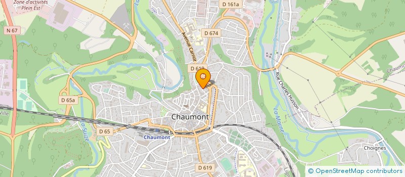 localisation de l'entreprise SYND COPRO PARKING SOUTER.VIEILLES COURS à CHAUMONT