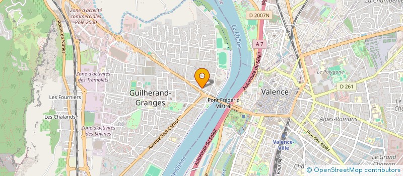 localisation de l'entreprise SYND COPRO PASTEUR  GUILHERAND-GRANGES