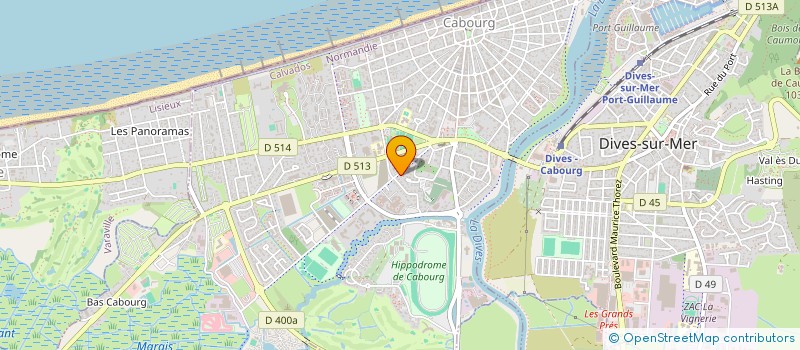 localisation de l'entreprise SYND COPRO PLEIN SUD  CABOURG