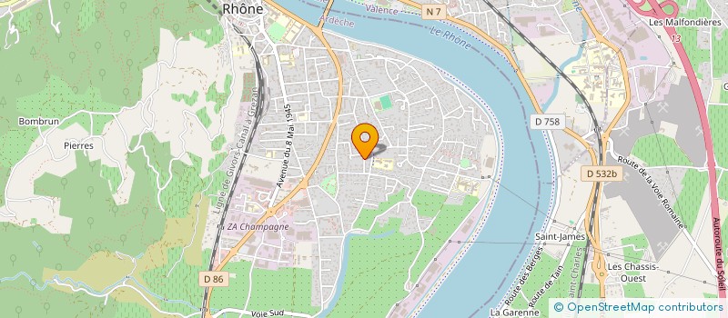 localisation de l'entreprise SYND COPRO PLEIN SUD à TOURNON-SUR-RHONE