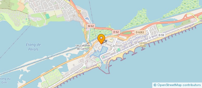 localisation de l'entreprise SYND COPRO PORT CARNON 1  MAUGUIO