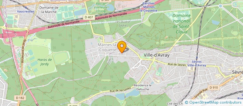localisation de l'entreprise SYND COPRO R NEUVE THIERRY  VILLE-D'AVRAY