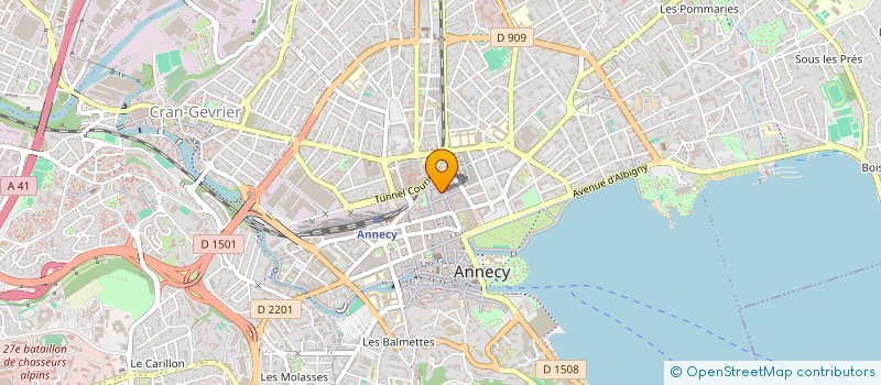 localisation de l'entreprise SYND COPRO RAMPONNET  ANNECY