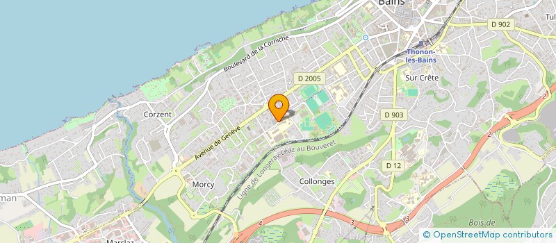 localisation de l'entreprise SYND COPRO REGIE BUCHET à THONON-LES-BAINS