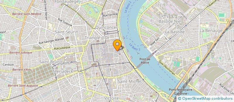 localisation de l'entreprise SYND COPRO RES 10 RUE DE MERIGNAC  BORDEAUX