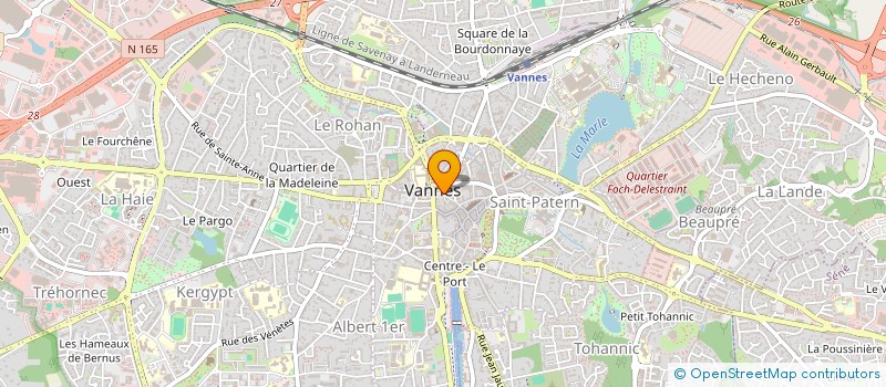 localisation de l'entreprise SYND COPRO RES 18 R BURGAULT  VANNES