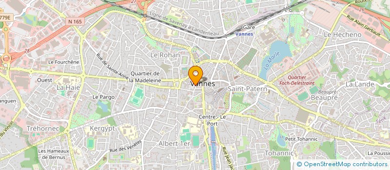 localisation de l'entreprise SYND COPRO RES 2 RUE LESAGE  VANNES