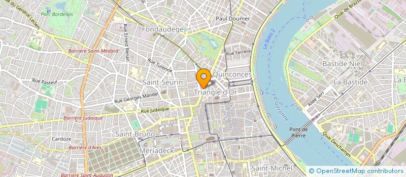 localisation de l'entreprise SYND COPRO RES 39 CRS GEORGES CLEMENCEAU  BORDEAUX