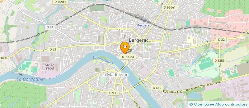 localisation de l'entreprise SYND COPRO RES 6 & 8 RUE DES FONTAINES à BERGERAC