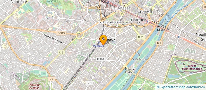 localisation de l'entreprise SYND COPRO RES 62 R VICTOR HUGO  PUTEAUX