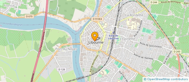 localisation de l'entreprise SYND COPRO RES 8-10 R FONNEUVE  LIBOURNE