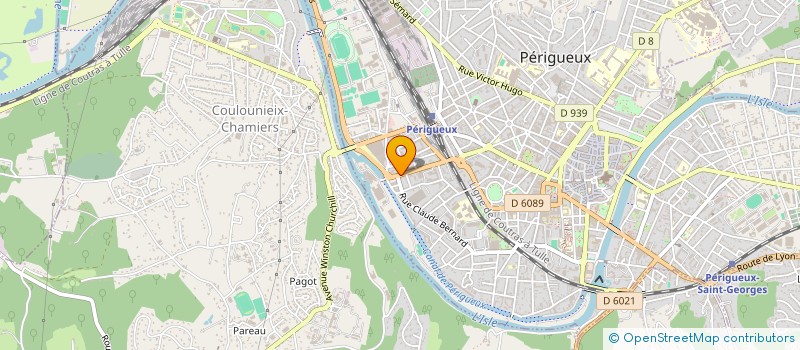 localisation de l'entreprise SYND COPRO RES ALLEE DU PORT  PERIGUEUX