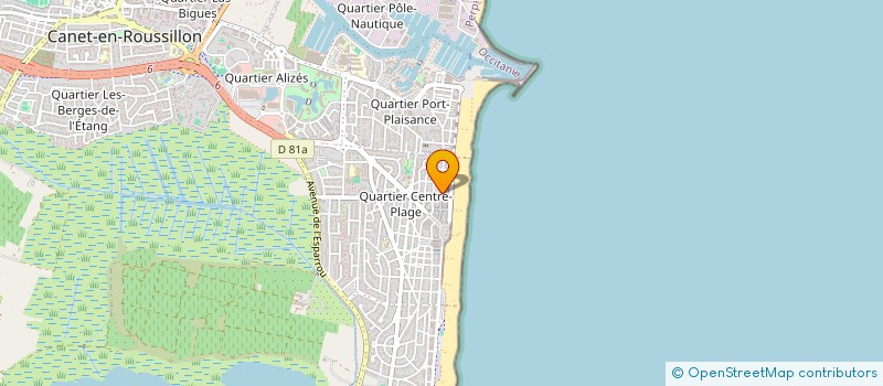 localisation de l'entreprise SYND COPRO RES ALORA  CANET-EN-ROUSSILLON