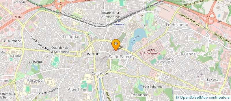 localisation de l'entreprise SYND COPRO RES AR ROZ à VANNES