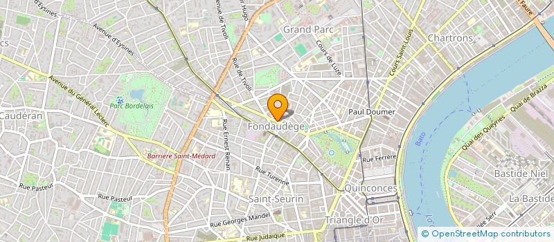 localisation de l'entreprise SYND COPRO RES ARMOR  BORDEAUX