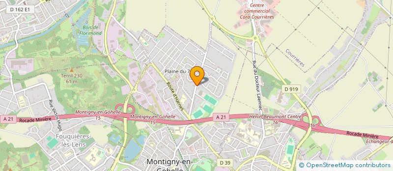 localisation de l'entreprise SYND COPRO RES ARTESIENNE  MONTIGNY-EN-GOHELLE