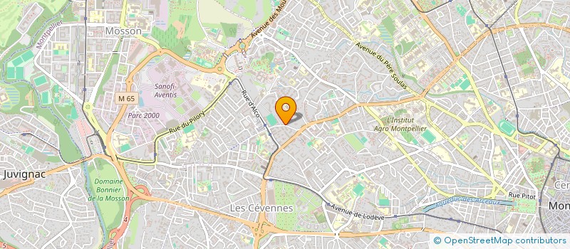 localisation de l'entreprise SYND COPRO RES ASTERIE à MONTPELLIER