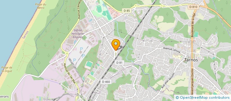 localisation de l'entreprise SYND COPRO RES AV DE LA PLAGE  TARNOS