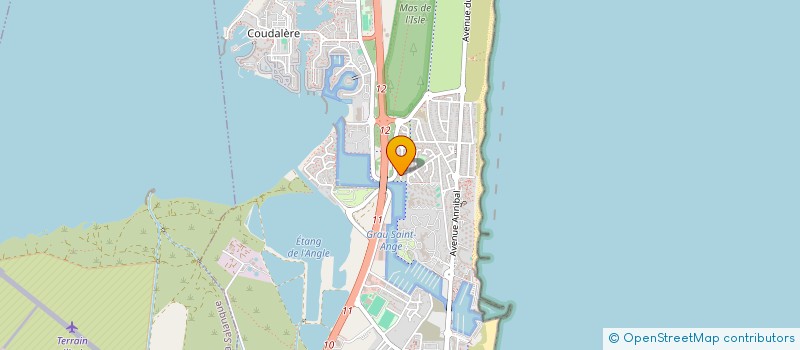 localisation de l'entreprise SYND COPRO RES BARCARELLES  LE BARCARES