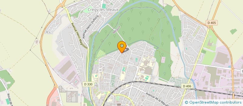 localisation de l'entreprise SYND COPRO RES BELLEVUE 48 AV CLEMENCEAU à MEAUX