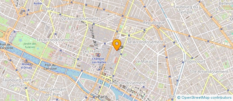 localisation de l'entreprise SYND COPRO RES BERNARD DE CLAIVAUX  PARIS