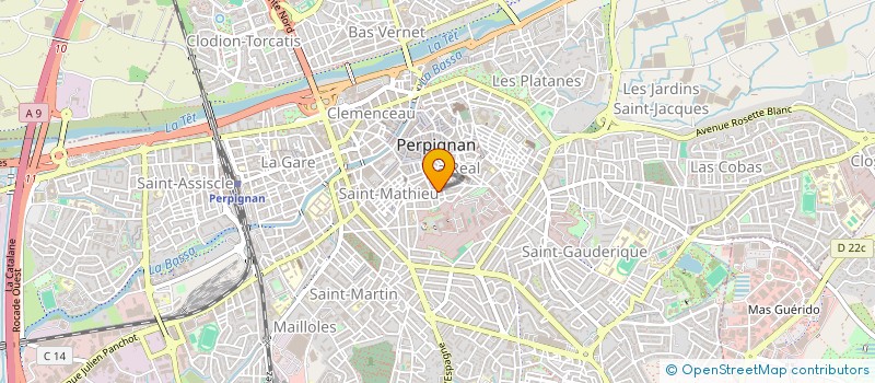 localisation de l'entreprise SYND COPRO RES BONNAURE  PERPIGNAN