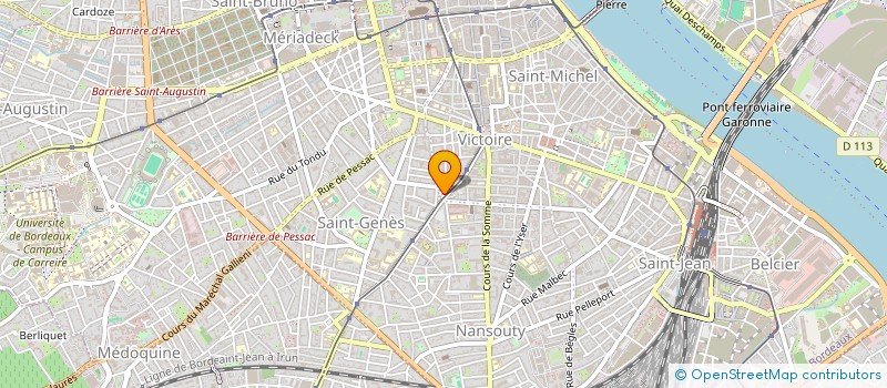 localisation de l'entreprise SYND COPRO RES BRIAN  BORDEAUX