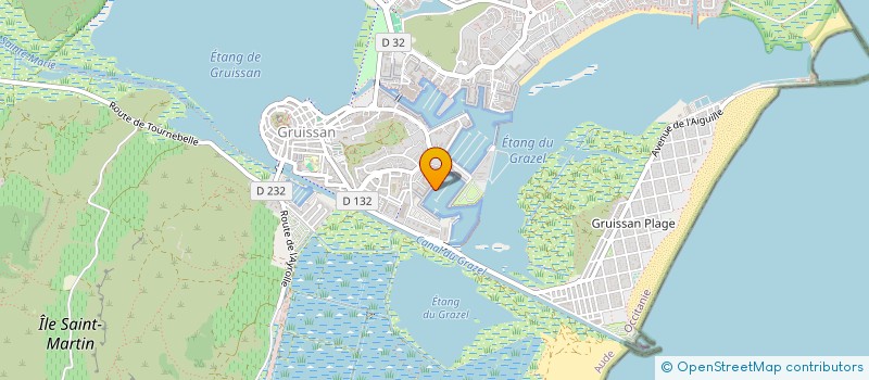 localisation de l'entreprise SYND.COPRO.RES.CAP GRUISSAN  GRUISSAN