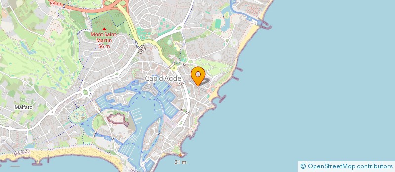 localisation de l'entreprise SYND COPRO RES CAPRI BALI  AGDE