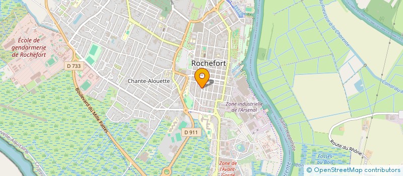 localisation de l'entreprise SYND COPRO RES CARAVELLE  ROCHEFORT