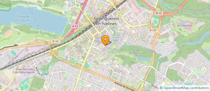 localisation de l'entreprise SYND COPRO RES CENTRE GARE  MONTIGNY-LE-BRETONNEUX