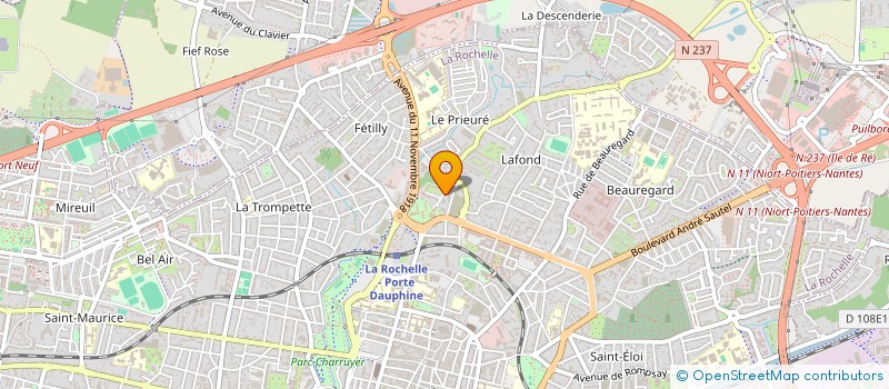 localisation de l'entreprise SYND COPRO RES CHAMP DE MARS  LA ROCHELLE