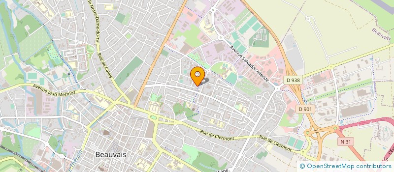 localisation de l'entreprise SYND COPRO RES CHAMPAGNE  BEAUVAIS