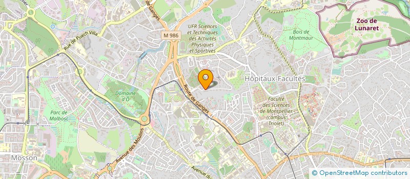 localisation de l'entreprise SYND COPRO RES CHENES COLOMB à MONTPELLIER