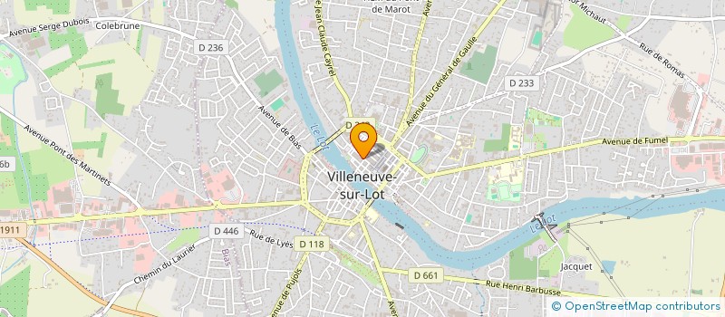 localisation de l'entreprise SYND COPRO RES CIEUTATS  VILLENEUVE-SUR-LOT