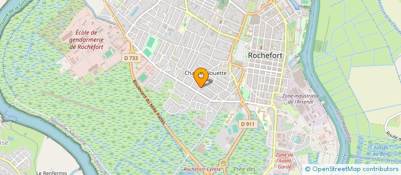 localisation de l'entreprise SYND COPRO RES CLAIR LOGIS  ROCHEFORT