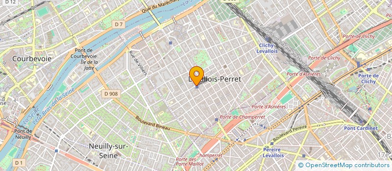 localisation de l'entreprise SYND COPRO RES CLAUDE MONET à LEVALLOIS PERRET