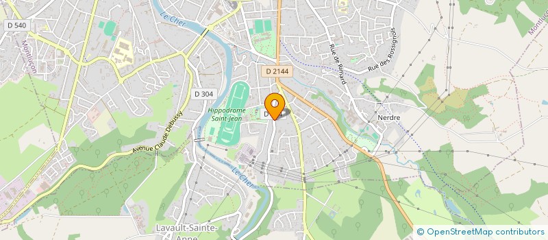 localisation de l'entreprise SYND COPRO RES CLOS DES EPINETTES à MONTLUCON