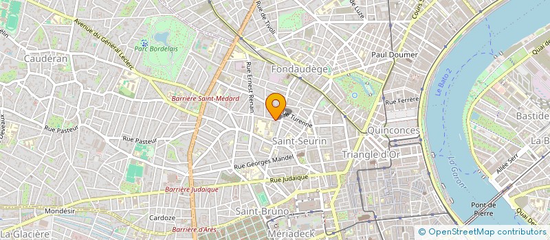 localisation de l'entreprise SYND COPRO RES COLBERT MONDENARD  BORDEAUX