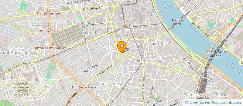 localisation de l'entreprise SYND COPRO RES COURS A BRIAND  BORDEAUX