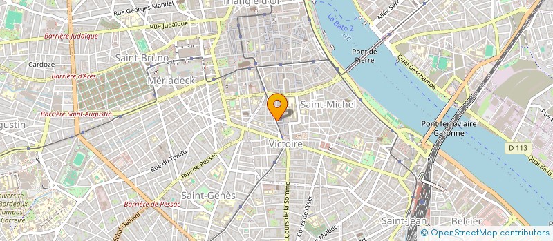 localisation de l'entreprise SYND COPRO RES CRS PASTEUR  BORDEAUX