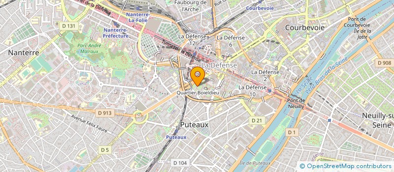 localisation de l'entreprise SYND COPRO RES DEFENSE  PUTEAUX