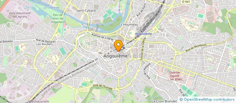 localisation de l'entreprise SYND COPRO RES DELIVERTOUX I à ANGOULEME
