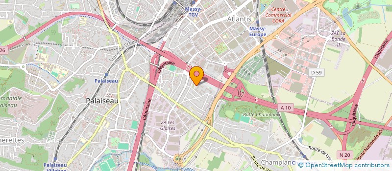 localisation de l'entreprise SYND COPRO RES DES COTEAUX à PALAISEAU