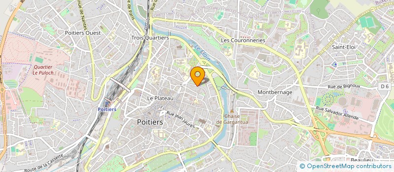 localisation de l'entreprise SYND COPRO RES DES FEUILLANTS  POITIERS