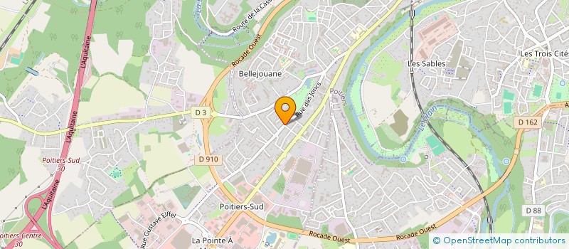 localisation de l'entreprise SYND COPRO RES DES JONCS  POITIERS